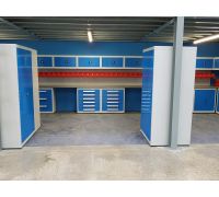 Boat maintenance workshop ﬁt out